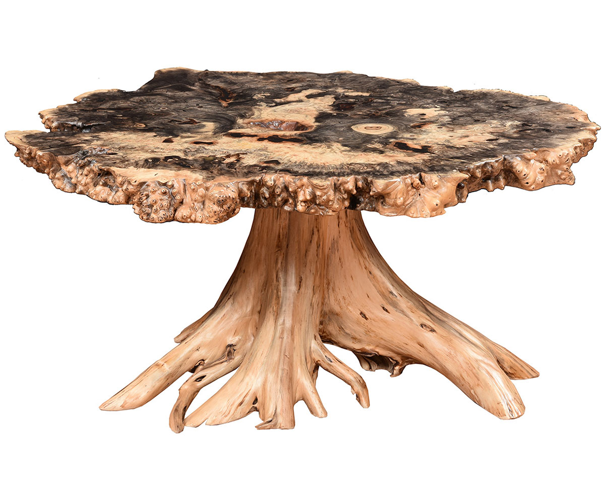 Burl Coffee Table Amish Crafted Furniture