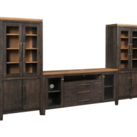 River Falls Bookcase with Glass Doors - Image 2