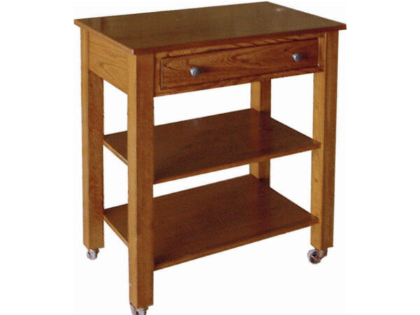 Knob View Microwave Cart