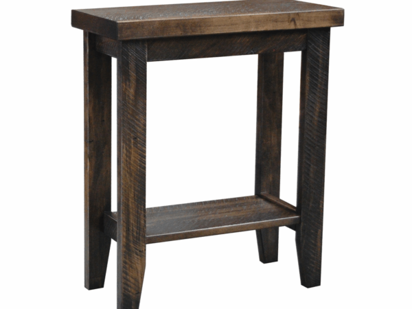 Slim End Table with Shelf