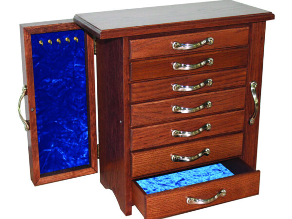 7-Drawer Jewelry Chest with Wings