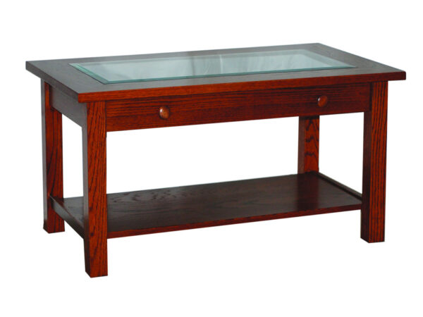 Display Top Coffee Table with Drawer