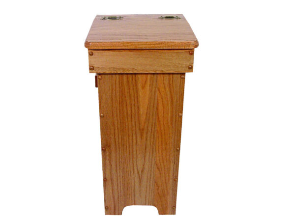 Trash Bin with Hinge Top