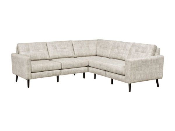 Serene 5 Seat Sectional Flat Arm