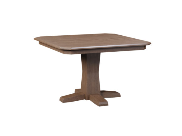 Bevel Shaker Single Pedestal Table
