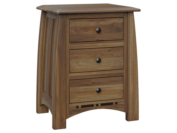 Boulder Creek 3 Drawer Nightstand