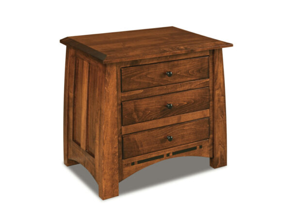 Boulder Creek 3 Drawer Nightstand