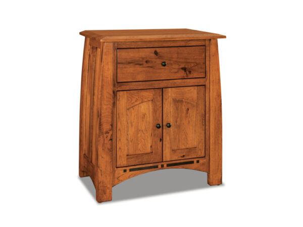 Boulder Creek 1 Drawer 2 Door Nightstand