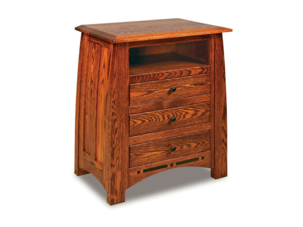Boulder Creek 3 Drawer Nightstand