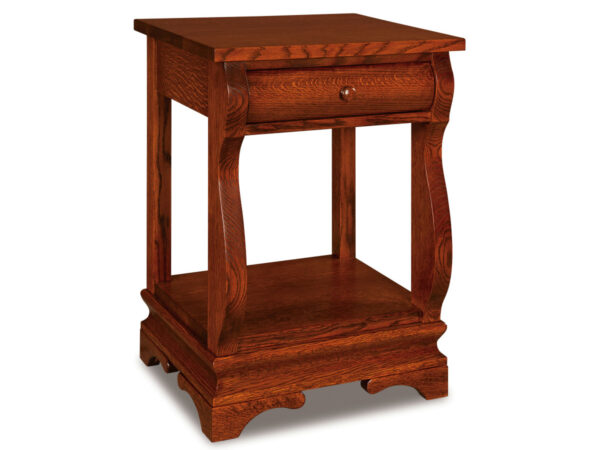 Chippewa Sleigh 1 Drawer Open Nightstand