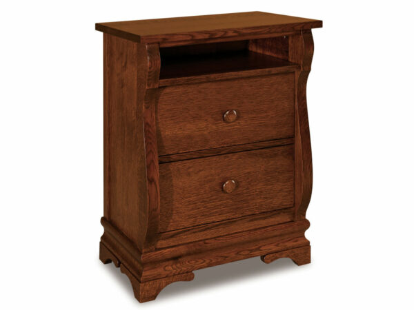 Chippewa Sleigh 2 Drawer Nightstand - 25¼"W