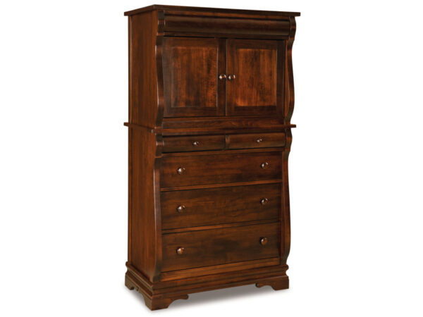 Chippewa Sleigh Chest Armoire - 37¾"W