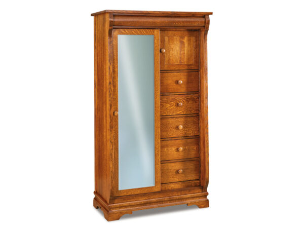 Chippewa Sleigh Sliding Door Chifferobe