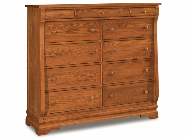 Chippewa Sleigh 11 Drawer Double Chest