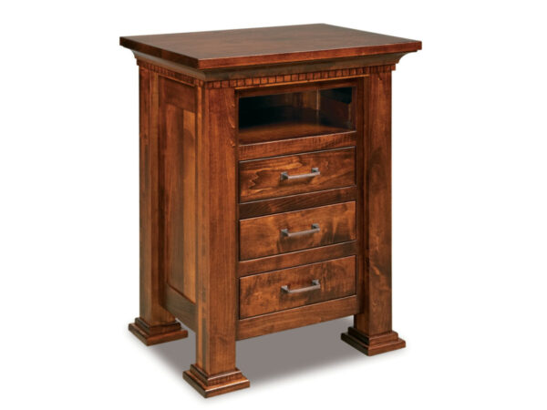Empire 3 Drawer Nightstand With Opening