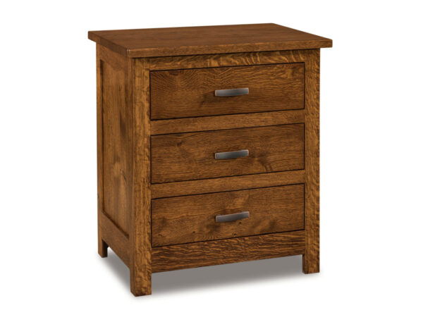 Flush Mission 3 Drawer Nightstand