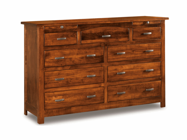 Flush Mission 9 Drawer Dresser With Jewelry Drawers