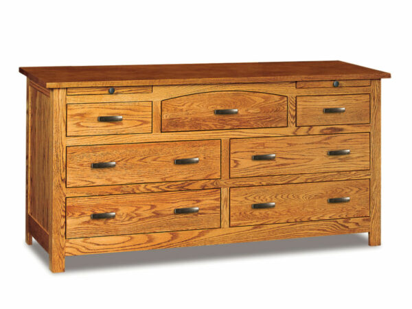 Flush Mission 7 Drawer Dresser With Jewelry Drawers