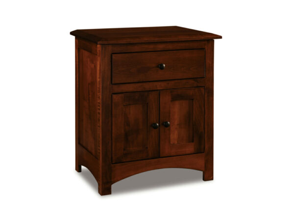 Finland 1 Drawer 2 Door Nightstand