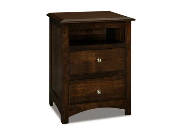 Finland 2 Drawer Open Nightstand