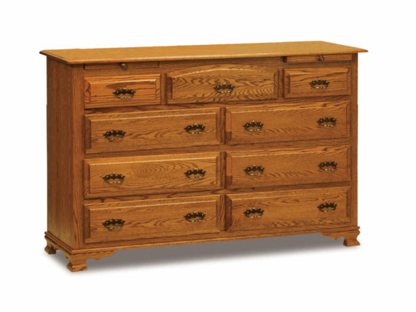 Heritage 9 Drawer Dresser With Jewelry Drawers