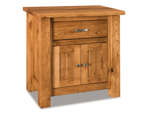 Heidi 1 Drawer 2 Door Nightstand