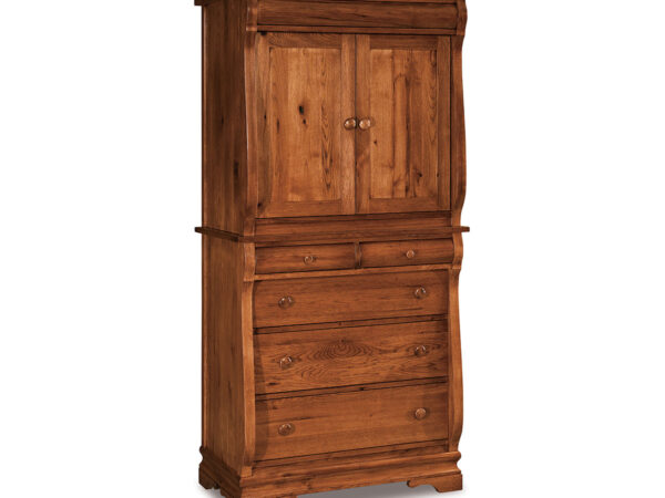 Chippewa Sleigh Armoire - 37¾"W