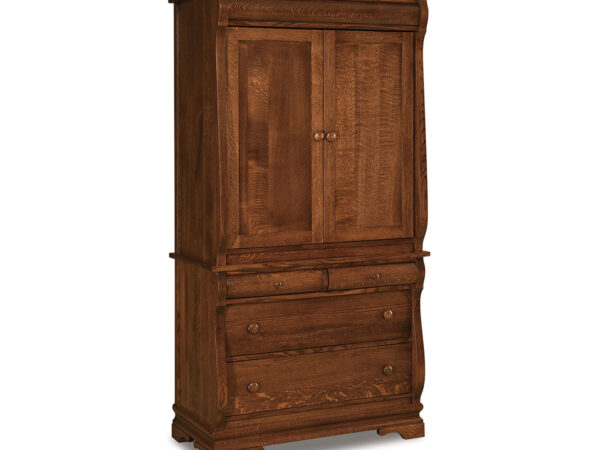 Chippewa Sleigh Armoire - 37¾"W