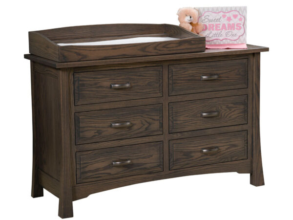 Addison 6 Drawer Dresser With Changing Box Top Option