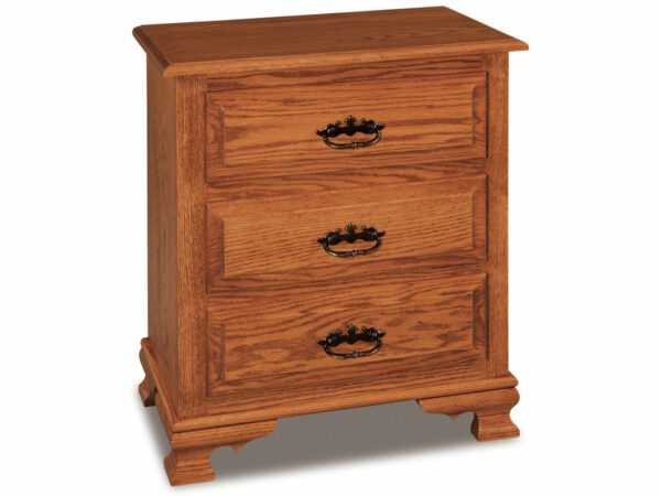 Heritage 3 Drawer Nightstand