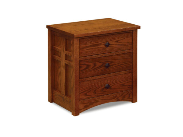 Kascade 3 Drawer Nightstand - 25"W