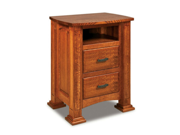Lexington 2 Drawer Open Nightstand
