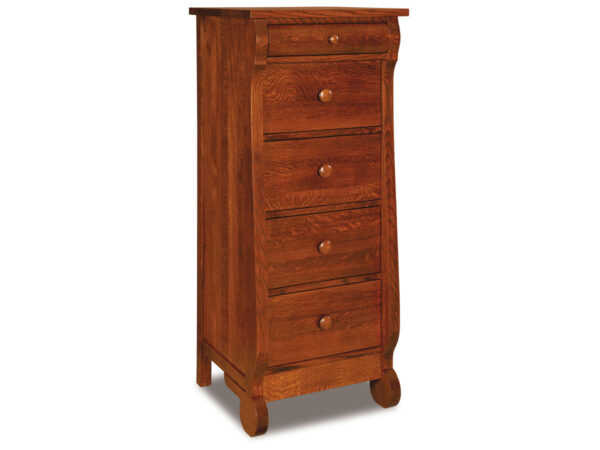 Old Classic Sleigh 5 Drawer Lingerie Chest
