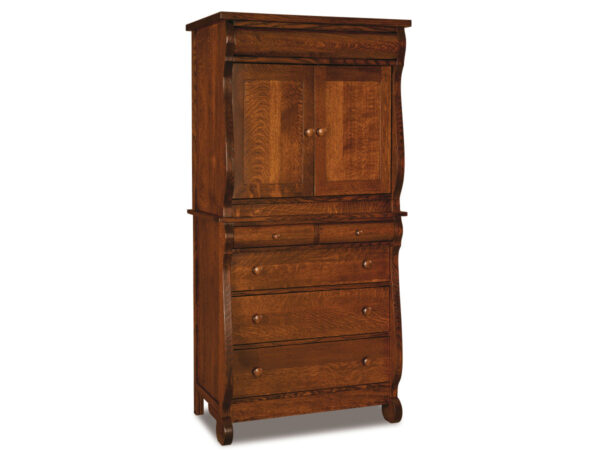Old Classic Sleigh Armoire