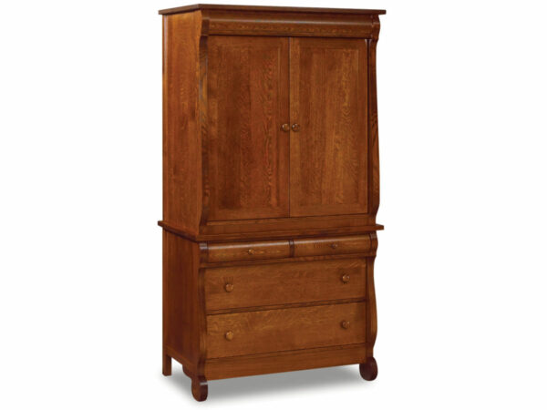 Old Classic Sleigh Armoire