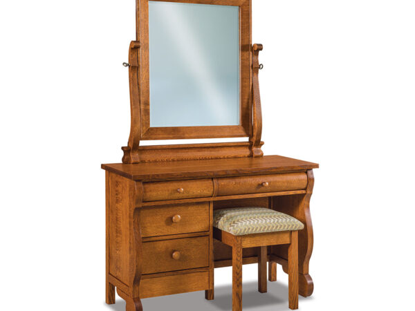 Old Classic Sleigh Vanity Dresser