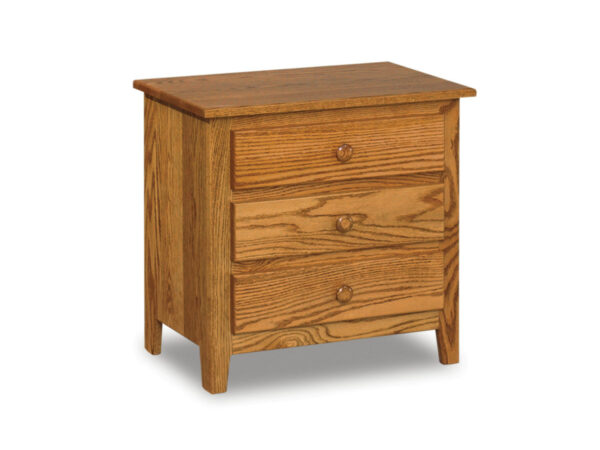 Shaker 3 Drawer Nightstand - 25"W
