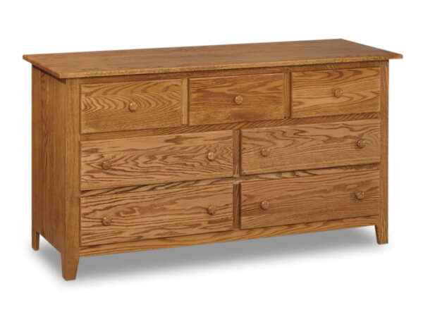 Shaker 7 Drawer Dresser - 59"W