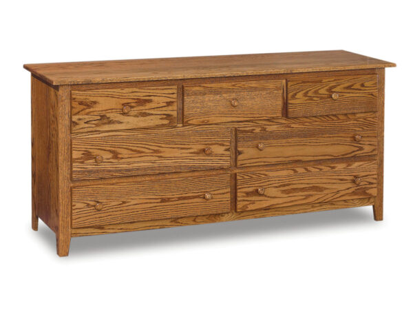 Shaker 7 Drawer Dresser - 72"W