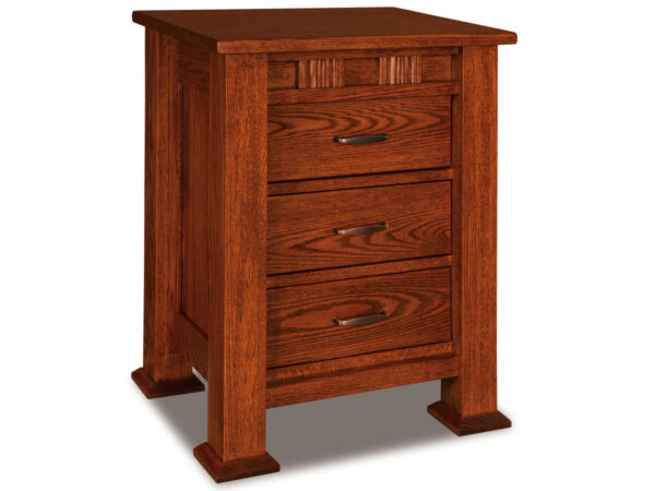Sequoyah 3 Drawer Nightstand