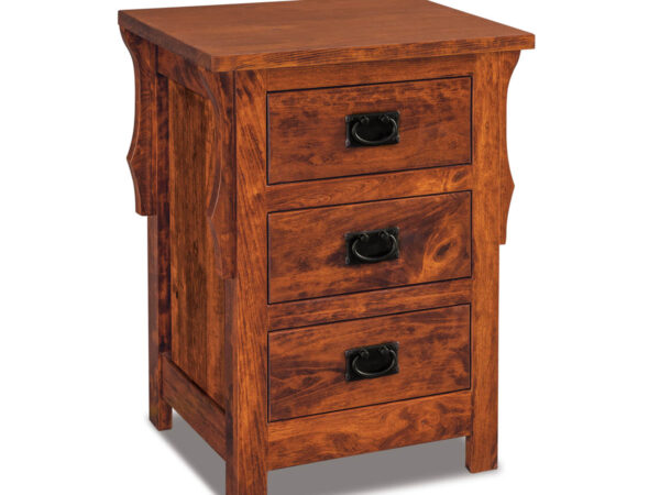 Stick Mission 3 Drawer Nightstand
