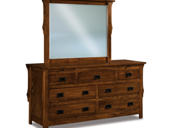 Stick Mission 7 Drawer Dresser With Jewelry Drawers