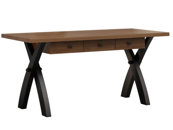 Weston Open Desk with Drawers