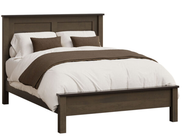 Dutch Country Mission Bed with Low Footboard