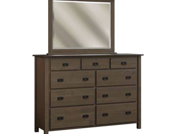 Dutch Country Mission 9 Drawer Dresser