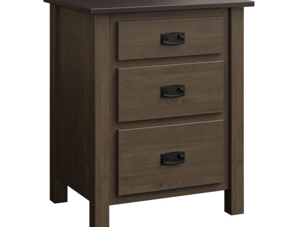 Dutch Country Mission 3 Drawer Nightstand