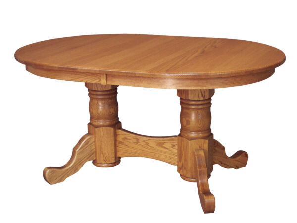 Double Pedestal Table