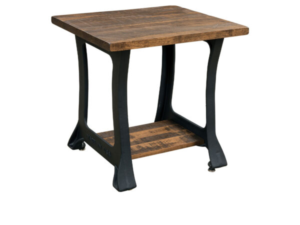Cast Iron End Table