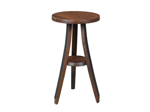 Deluxe Whiskey Barrel Round Plant Stand