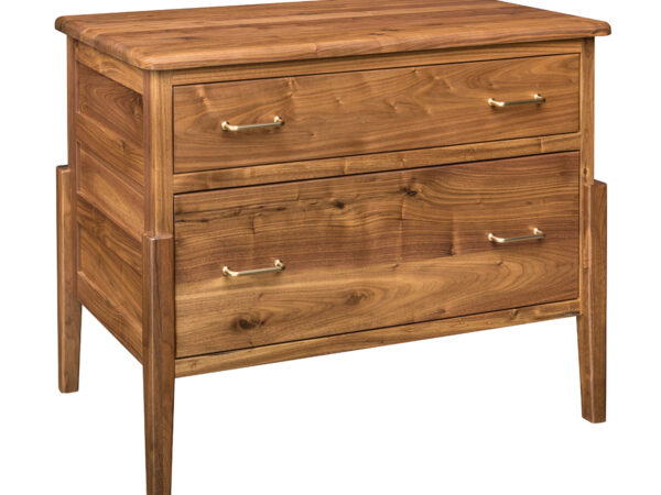 Century File Cabinet w/1 File Drawer & 1 Storage Drawer